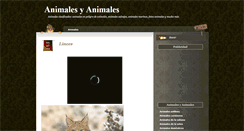 Desktop Screenshot of animalesyanimales.com